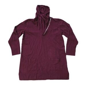 Jeanne Pierre Tunic Sweater sz XL Pockets Cozy Warm Chic‎